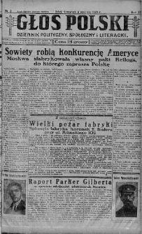 Głos Polski : dziennik polityczny, społeczny i literacki 3 styczeń 1929 nr 3
