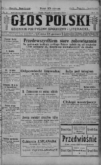 Głos Polski : dziennik polityczny, społeczny i literacki 4 styczeń 1929 nr 4