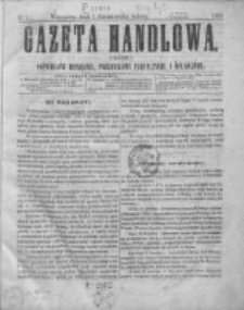 Gazeta Handlowa. Pismo poświęcone handlowi, przemysłowi fabrycznemu i rolniczemu, 1864, Nr 1