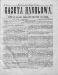 Gazeta Handlowa. Pismo poświęcone handlowi, przemysłowi fabrycznemu i rolniczemu, 1864, Nr 3