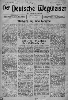 Der Deutsche Wegweiser 5 czerwiec 1938 nr 15