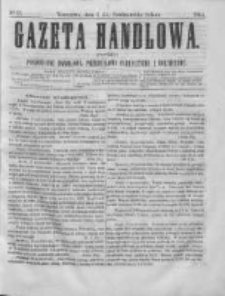 Gazeta Handlowa. Pismo poświęcone handlowi, przemysłowi fabrycznemu i rolniczemu, 1864, Nr 13