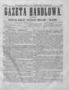 Gazeta Handlowa. Pismo poświęcone handlowi, przemysłowi fabrycznemu i rolniczemu, 1864, Nr 20
