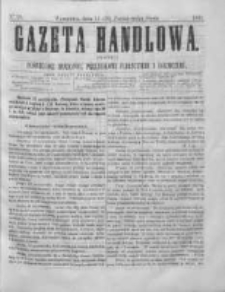 Gazeta Handlowa. Pismo poświęcone handlowi, przemysłowi fabrycznemu i rolniczemu, 1864, Nr 22