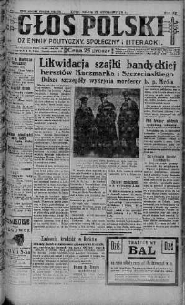 Głos Polski : dziennik polityczny, społeczny i literacki 26 styczeń 1929 nr 26