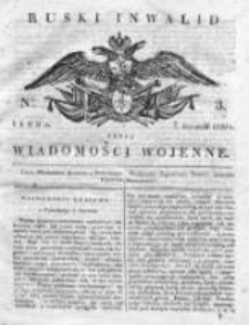 Ruski inwalid czyli wiadomości wojenne 1820, Nr 3