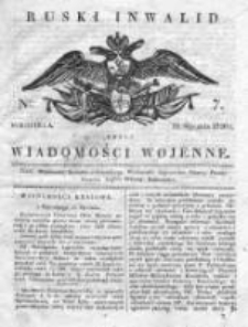 Ruski inwalid czyli wiadomości wojenne 1820, Nr 7