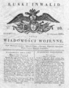 Ruski inwalid czyli wiadomości wojenne 1820, Nr 10