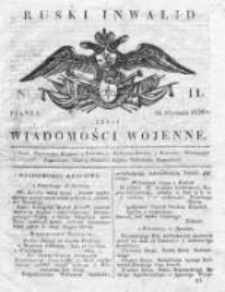 Ruski inwalid czyli wiadomości wojenne 1820, Nr 11