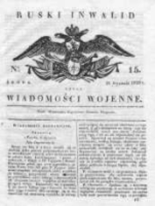 Ruski inwalid czyli wiadomości wojenne 1820, Nr 15