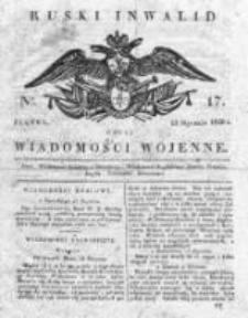 Ruski inwalid czyli wiadomości wojenne 1820, Nr 17