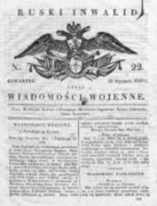 Ruski inwalid czyli wiadomości wojenne 1820, Nr 22