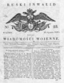 Ruski inwalid czyli wiadomości wojenne 1820, Nr 23