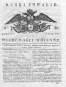 Ruski inwalid czyli wiadomości wojenne 1820, Nr 30