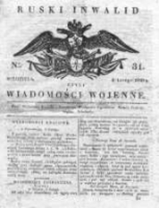 Ruski inwalid czyli wiadomości wojenne 1820, Nr 31
