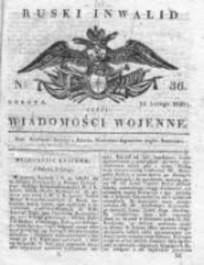 Ruski inwalid czyli wiadomości wojenne 1820, Nr 36