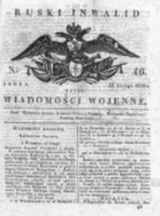 Ruski inwalid czyli wiadomości wojenne 1820, Nr 46