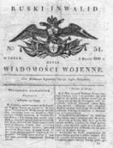 Ruski inwalid czyli wiadomości wojenne 1820, Nr 51