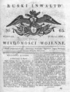 Ruski inwalid czyli wiadomości wojenne 1820, Nr 65