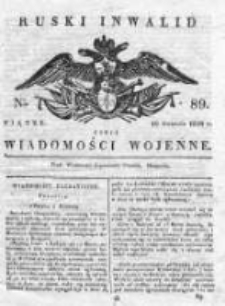 Ruski inwalid czyli wiadomości wojenne 1820, Nr 89