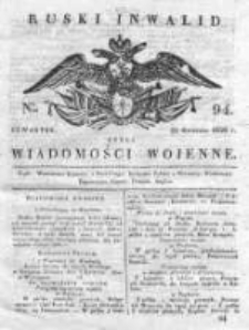 Ruski inwalid czyli wiadomości wojenne 1820, Nr 94