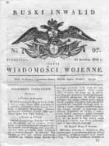 Ruski inwalid czyli wiadomości wojenne 1820, Nr 97