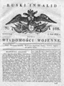 Ruski inwalid czyli wiadomości wojenne 1820, Nr 108