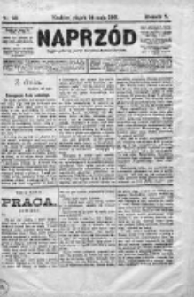 Naprzód. Czasopismo polityczne i społeczne. - Organ partyi socyal-demokratycznej 1901, R. X, Nr 141