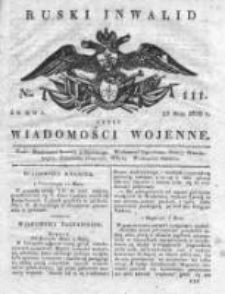 Ruski inwalid czyli wiadomości wojenne 1820, Nr 111