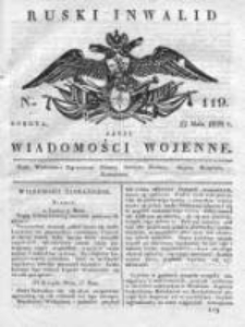 Ruski inwalid czyli wiadomości wojenne 1820, Nr 119