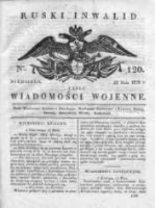Ruski inwalid czyli wiadomości wojenne 1820, Nr 120