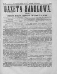 Gazeta Handlowa. Pismo poświęcone handlowi, przemysłowi fabrycznemu i rolniczemu, 1864, Nr 46