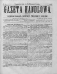 Gazeta Handlowa. Pismo poświęcone handlowi, przemysłowi fabrycznemu i rolniczemu, 1864, Nr 48