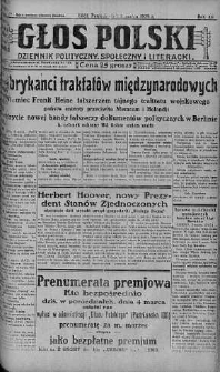 Głos Polski : dziennik polityczny, społeczny i literacki 4 marzec 1929 nr 62