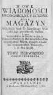 Nowe Wiadomości Ekonomiczne i Uczone albo Magazyn Wszystkich Nauk... 1758-1761, R. 1, Cz. 11