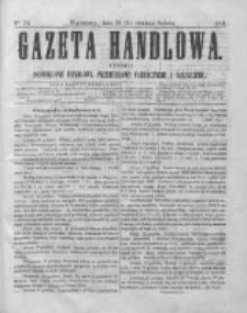 Gazeta Handlowa. Pismo poświęcone handlowi, przemysłowi fabrycznemu i rolniczemu, 1864, Nr 76