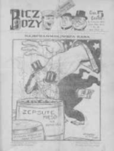Bicz Boży. Tygodnik Satyryczno-Humorystyczny 1918, R. X, Nr 25