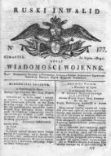 Ruski inwalid czyli wiadomości wojenne 1819, Nr 177