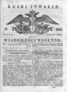 Ruski inwalid czyli wiadomości wojenne 1819, Nr 182