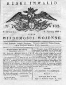 Ruski inwalid czyli wiadomości wojenne 1820, Nr 132