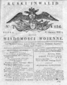 Ruski inwalid czyli wiadomości wojenne 1820, Nr 134