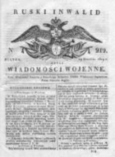 Ruski inwalid czyli wiadomości wojenne 1819, Nr 219