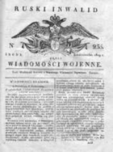 Ruski inwalid czyli wiadomości wojenne 1819, Nr 235