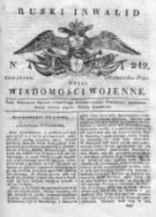 Ruski inwalid czyli wiadomości wojenne 1819, Nr 242