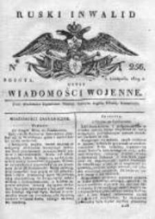 Ruski inwalid czyli wiadomości wojenne 1819, Nr 256