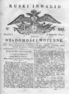 Ruski inwalid czyli wiadomości wojenne 1819, Nr 261