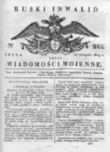 Ruski inwalid czyli wiadomości wojenne 1819, Nr 265