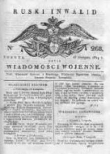 Ruski inwalid czyli wiadomości wojenne 1819, Nr 268