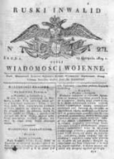 Ruski inwalid czyli wiadomości wojenne 1819, Nr 271