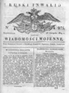 Ruski inwalid czyli wiadomości wojenne 1819, Nr 275